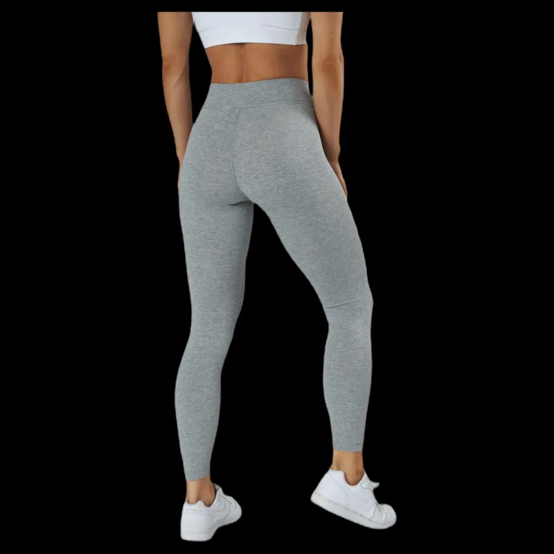 Nike Sportswear Essential Women's 7/8 Mid-Rise Leggings DK GREY HEATHER/WHITE Grå