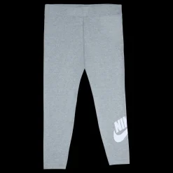 Online Nike Sportswear Essential Women's High-Waisted Leggings (Plus Size) DK GREY HEATHER/WHITE Grå