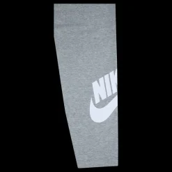 Online Nike Sportswear Essential Women's High-Waisted Leggings (Plus Size) DK GREY HEATHER/WHITE Grå