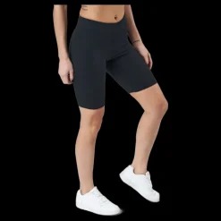 Nike Sportswear Essential Women's Mid-Rise Bike Shorts BLACK/WHITE Svart Sale