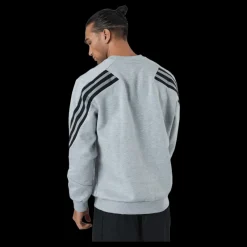 adidas Sportswear Future Icons Three Stripes Crew Medium Grey Heather Grå
