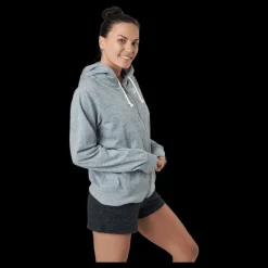 Nike Sportswear Gym Vintage Women's Full-Zip Hoodie DK GREY HEATHER/WHITE Grå