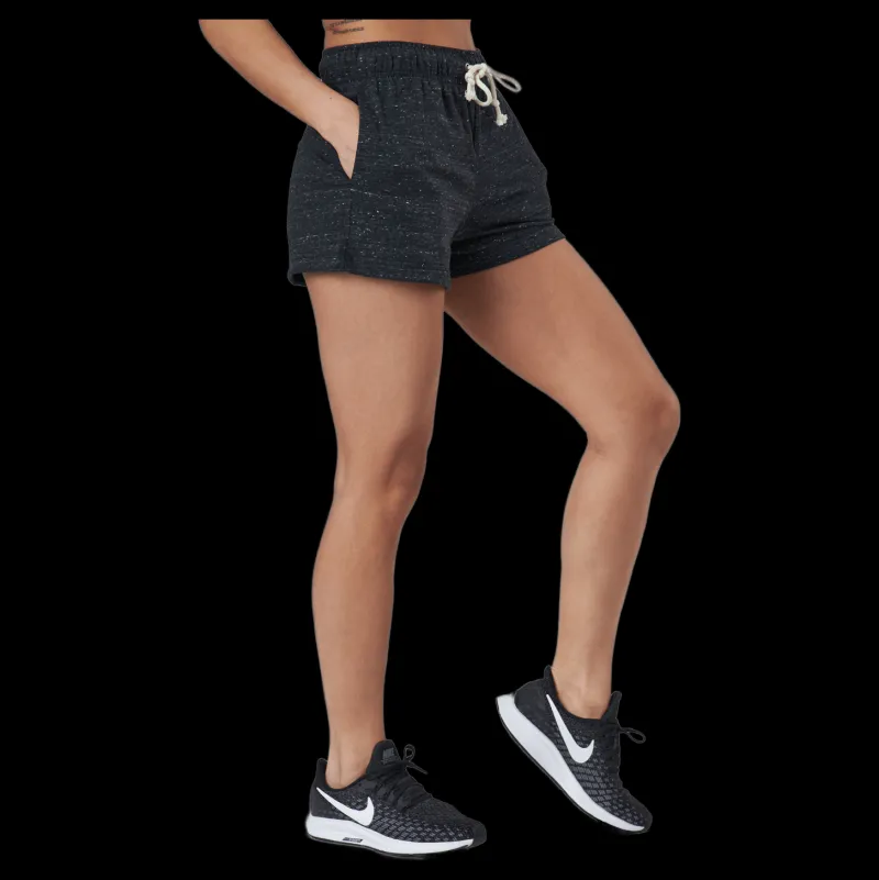 Sale Nike Sportswear Gym Vintage Women's Shorts BLACK/WHITE Svart