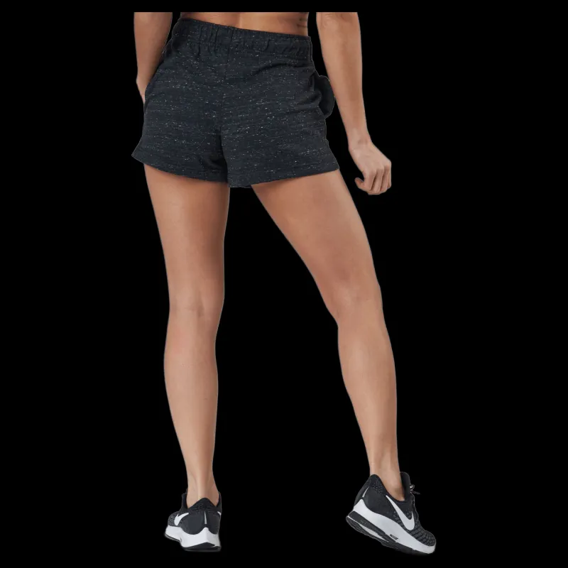 Sale Nike Sportswear Gym Vintage Women's Shorts BLACK/WHITE Svart