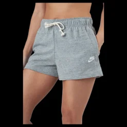 Nike Sportswear Gym Vintage Women's Shorts DK GREY HEATHER/WHITE Grå Clearance