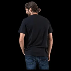 New Nike Sportswear Men's T-Shirt BLACK/WHITE Svart