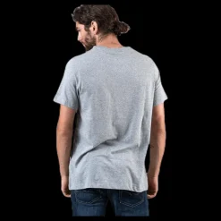 Nike Sportswear Men's T-Shirt DK GREY HEATHER/BLACK/WHITE Grå