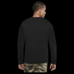 Online Nike Sportswear Tech Fleece Men's Crew Sweatshirt BLACK/BLACK Svart