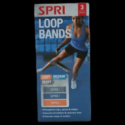 SPRI Flat Band Loop Kit 3-pack Multi Blå New