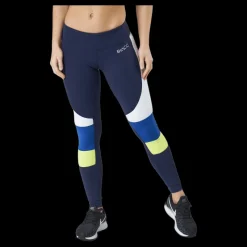 Clearance BLACC Sprint Tights Blue/White/Yellow Blå, Vit och Gul