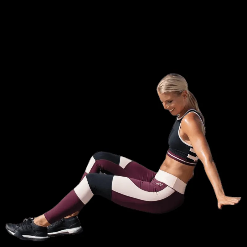 BLACC Sprint Tights Pink/White/Black Rosa, Vit och Svart