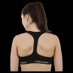 Discount Icebreaker Sprite Racerback Bra Black Svart