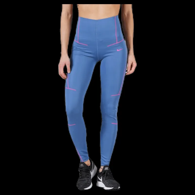 Nike SPT Zig Zag Tights Blue/Pink Blå Outlet