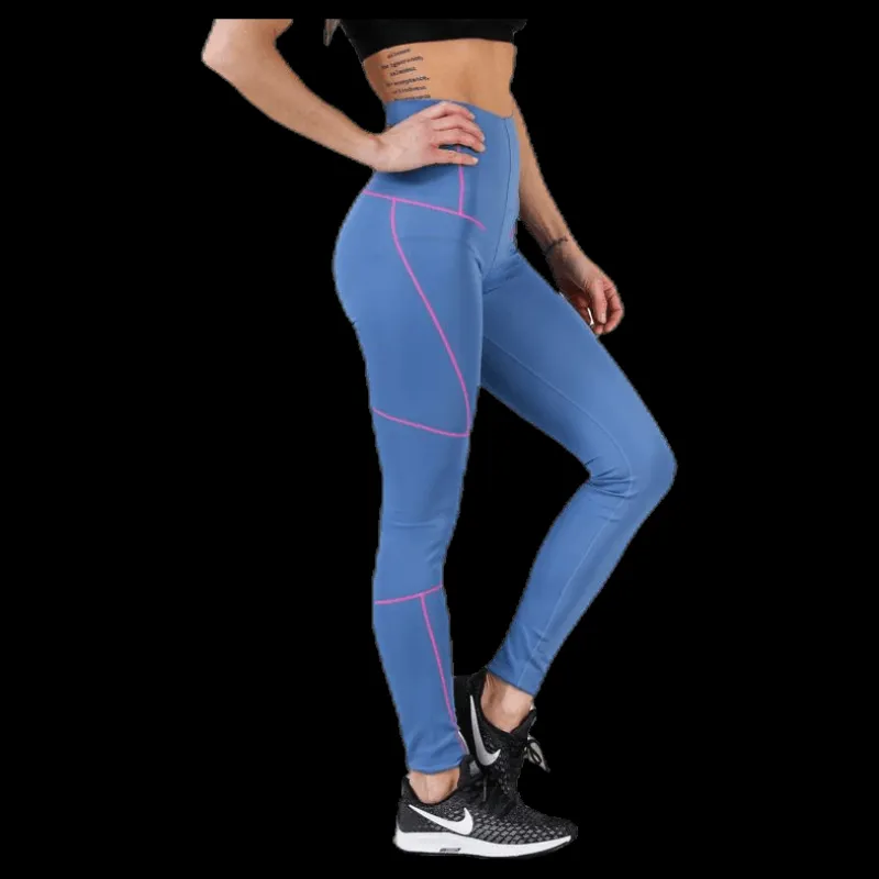 Nike SPT Zig Zag Tights Blue/Pink Blå Outlet