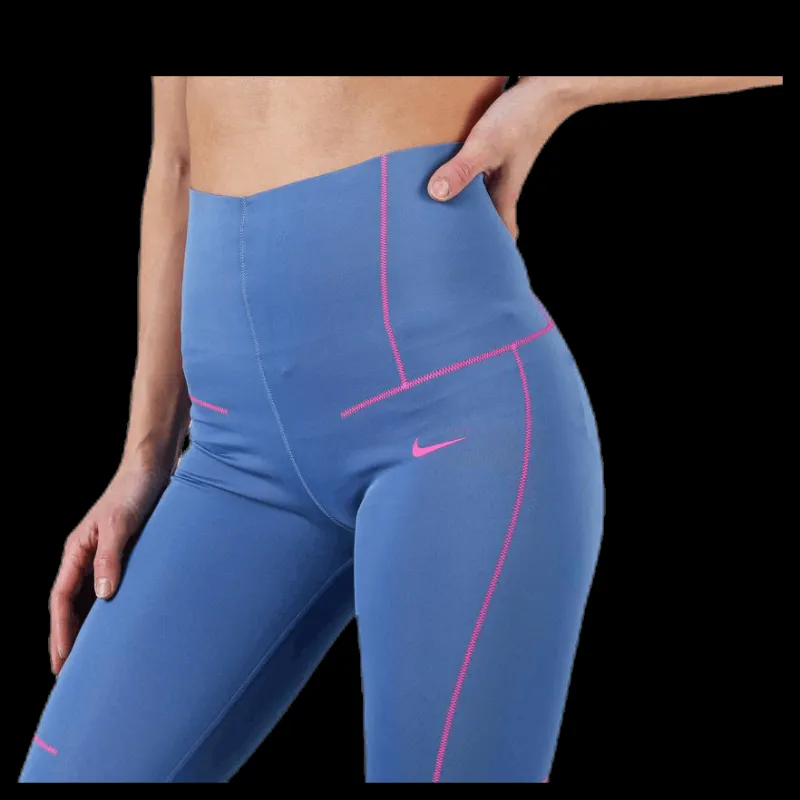 Nike SPT Zig Zag Tights Blue/Pink Blå Outlet