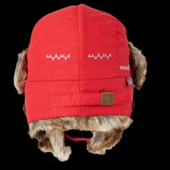 ISBJÖRN Of Sweden Squirrel Winter Cap Love Röd