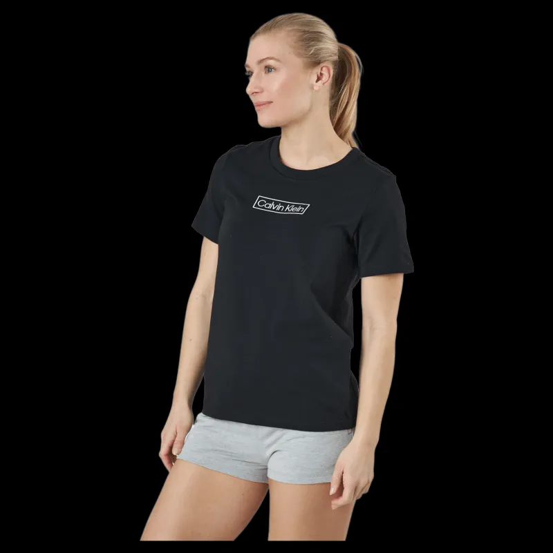Calvin Klein S/s Crew Neck Black Svart