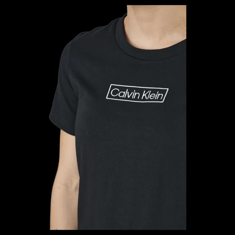 Calvin Klein S/s Crew Neck Black Svart
