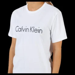 Sale Calvin Klein S/S Crew Neck White Vit