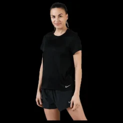 Nike SS Run Top Black Svart Discount