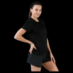 Nike SS Run Top Black Svart Discount