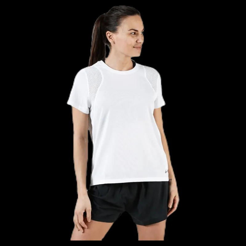 Sale Nike SS Run Top White Vit