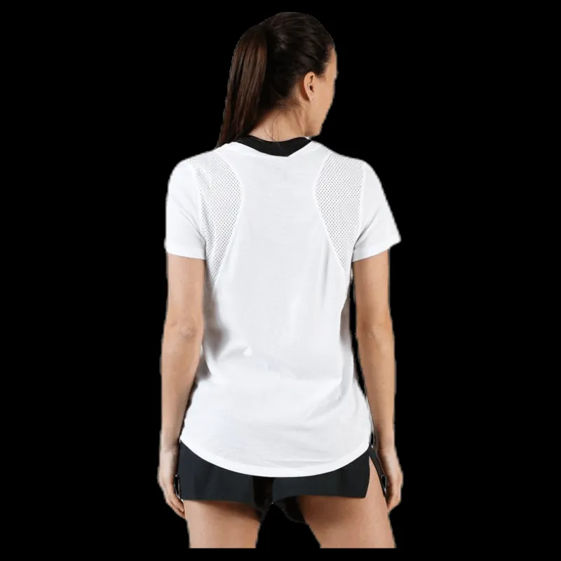 Sale Nike SS Run Top White Vit