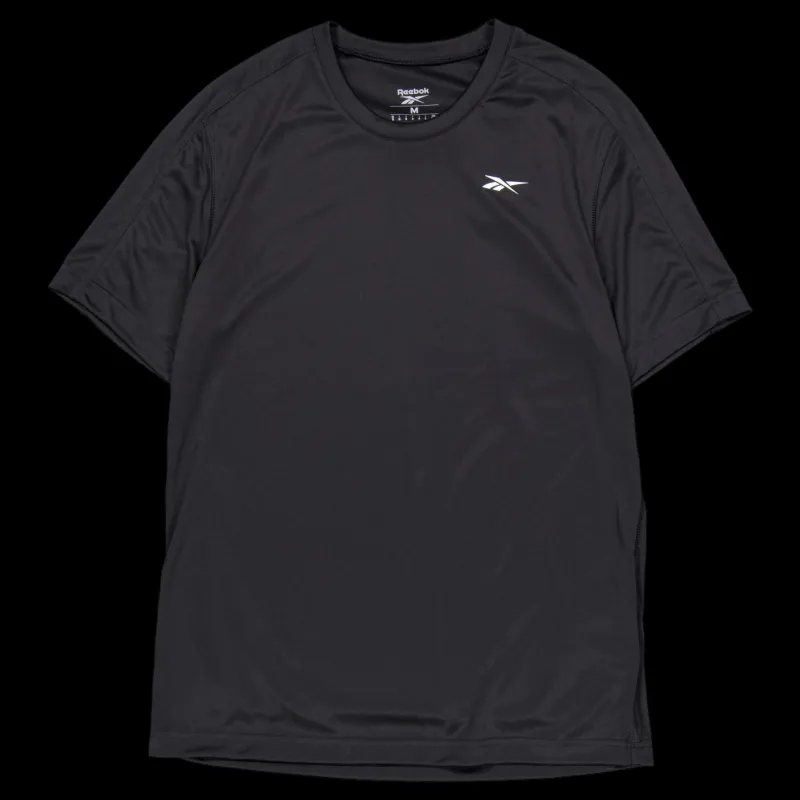 Online Reebok Ss Tech Tee Nghblk Svart
