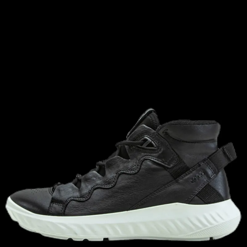 New ECCO ST.1 Lite Ankle Boot Black Svart