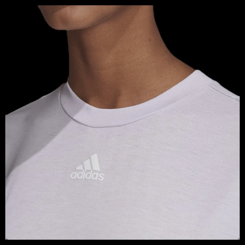 adidas St Tee Purple Vit Discount