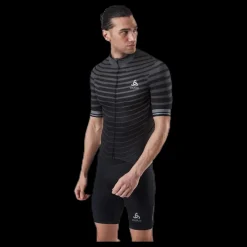 Odlo Stand-Up Collar Zeroweight Ceramicool Black/Grey Svart och Grå