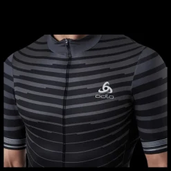 Odlo Stand-Up Collar Zeroweight Ceramicool Black/Grey Svart och Grå