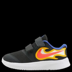 Nike Star Runner 2 Fire TD Black/Red Flerfärgad Clearance