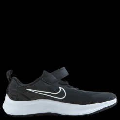 Nike Star Runner 3 Little Kids' Shoes BLACK/DK SMOKE GREY-DK SMOKE GREY Svart Discount