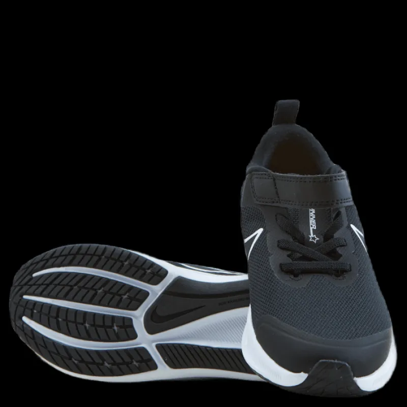 Nike Star Runner 3 Little Kids' Shoes BLACK/DK SMOKE GREY-DK SMOKE GREY Svart Discount