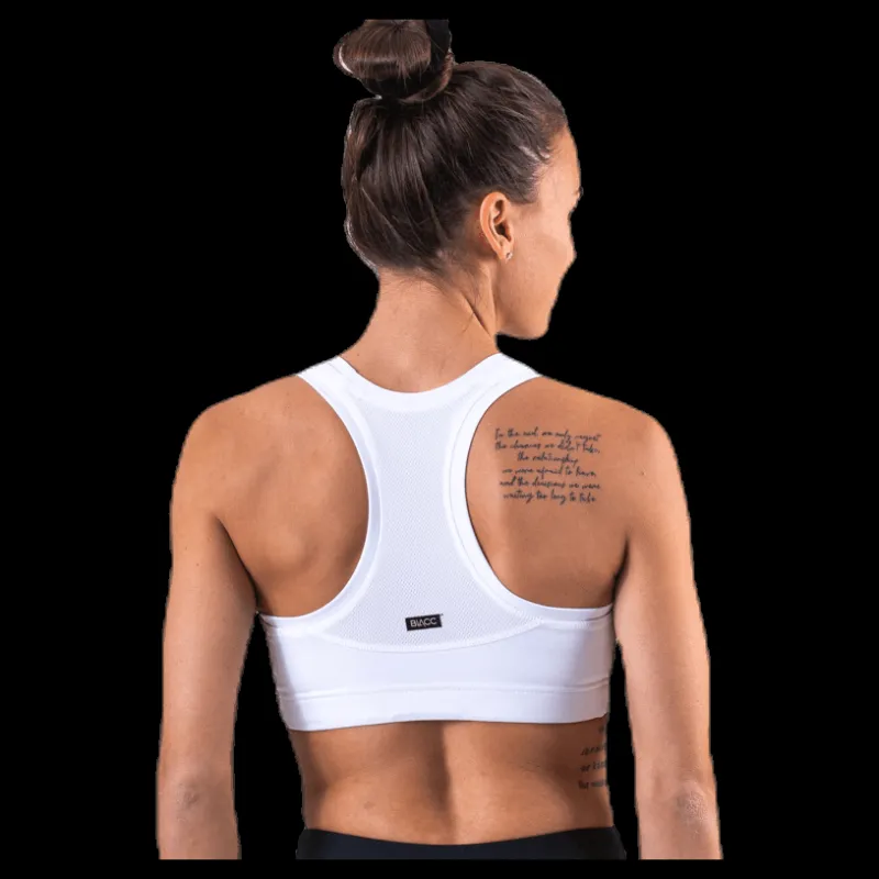 New BLACC Star Sports Bra White Vit