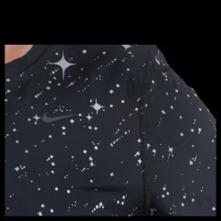 Clearance Nike Starry Night MTLC Top Plus Black/Grey Svart