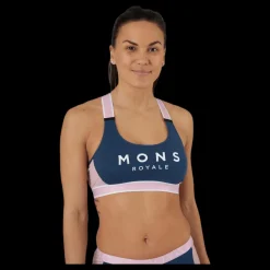 Online Mons Royale Stella X-Back Bra Blue/Pink Blå och Rosa