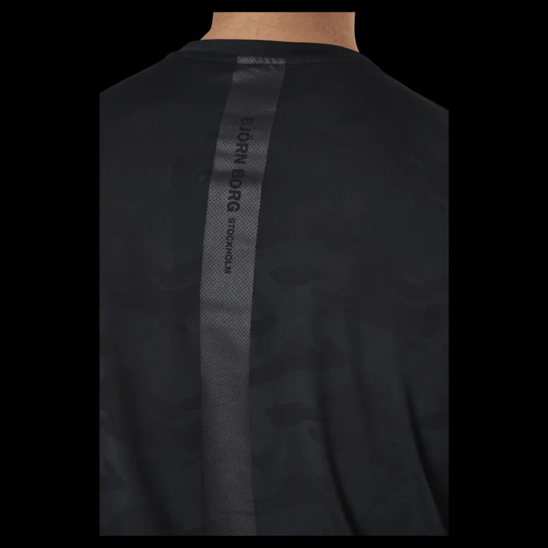 Outlet Björn Borg Sthlm LS Tee Black Svart