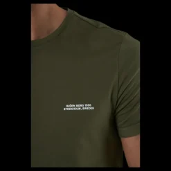 Björn Borg Sthlm Training Tee Green Grön Discount