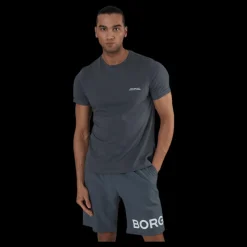 Discount Björn Borg Sthlm Training Tee Grey Grå