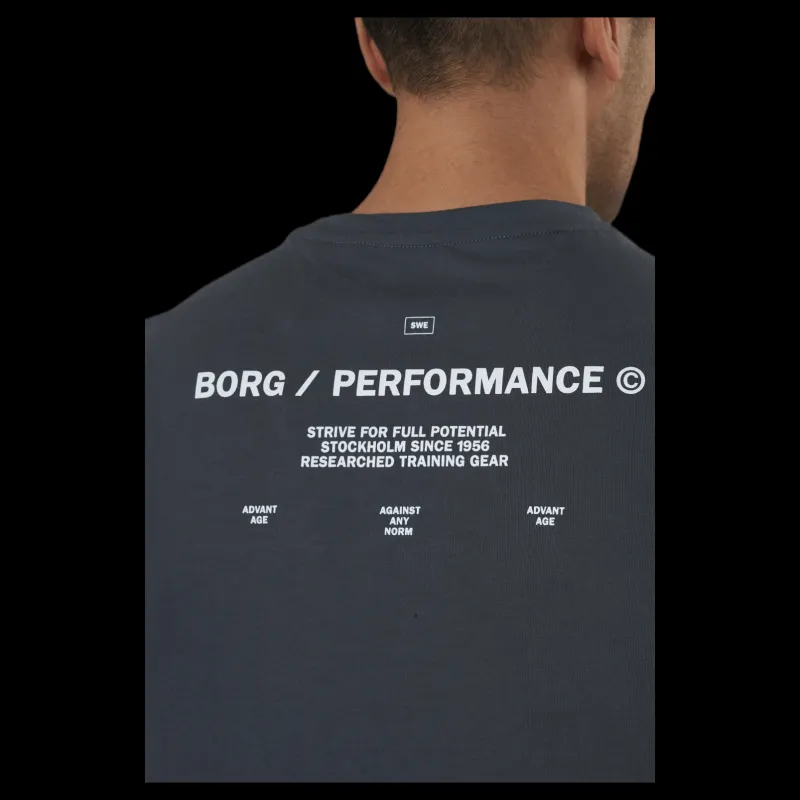 Discount Björn Borg Sthlm Training Tee Grey Grå