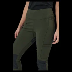 Discount Tuxer Stina Tights Dark Olive Svart