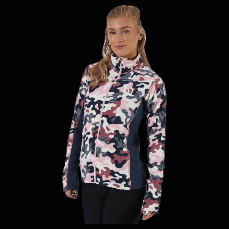 Kari Traa Stjerne Fleece Pink/Patterned Rosa och Mönstrad