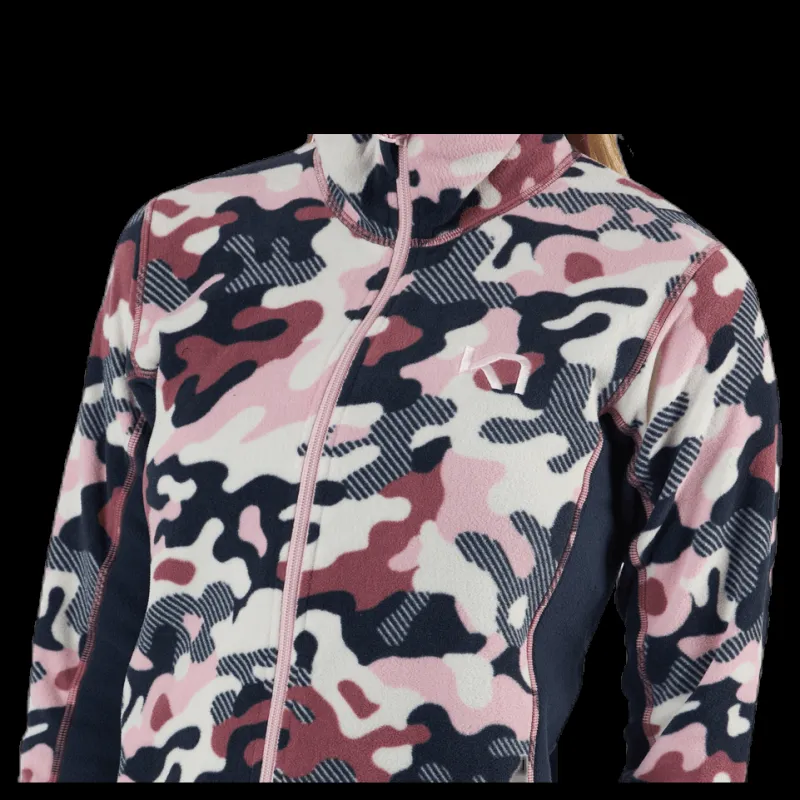 Kari Traa Stjerne Fleece Pink/Patterned Rosa och Mönstrad