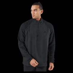 Discount adidas Stmnt 1/4 Zip Black Svart