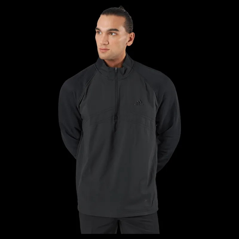 Discount adidas Stmnt 1/4 Zip Black Svart