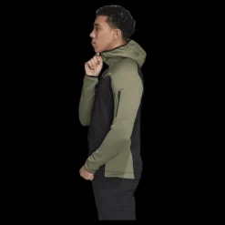Discount adidas Stockh Ho Fl Jacket Black/Green Svart och Grön