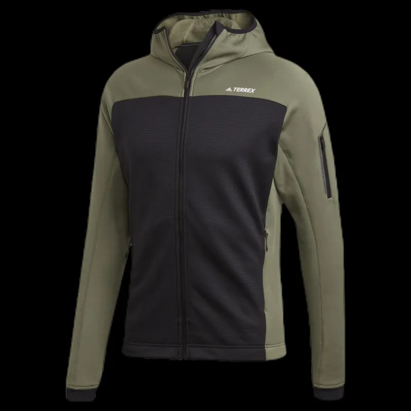 Discount adidas Stockh Ho Fl Jacket Black/Green Svart och Grön