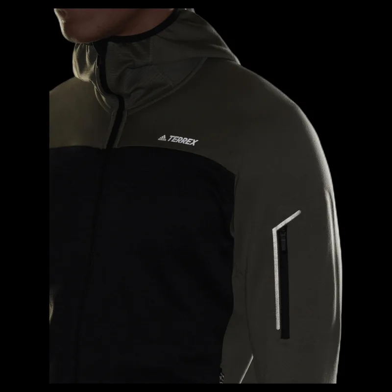 Discount adidas Stockh Ho Fl Jacket Black/Green Svart och Grön